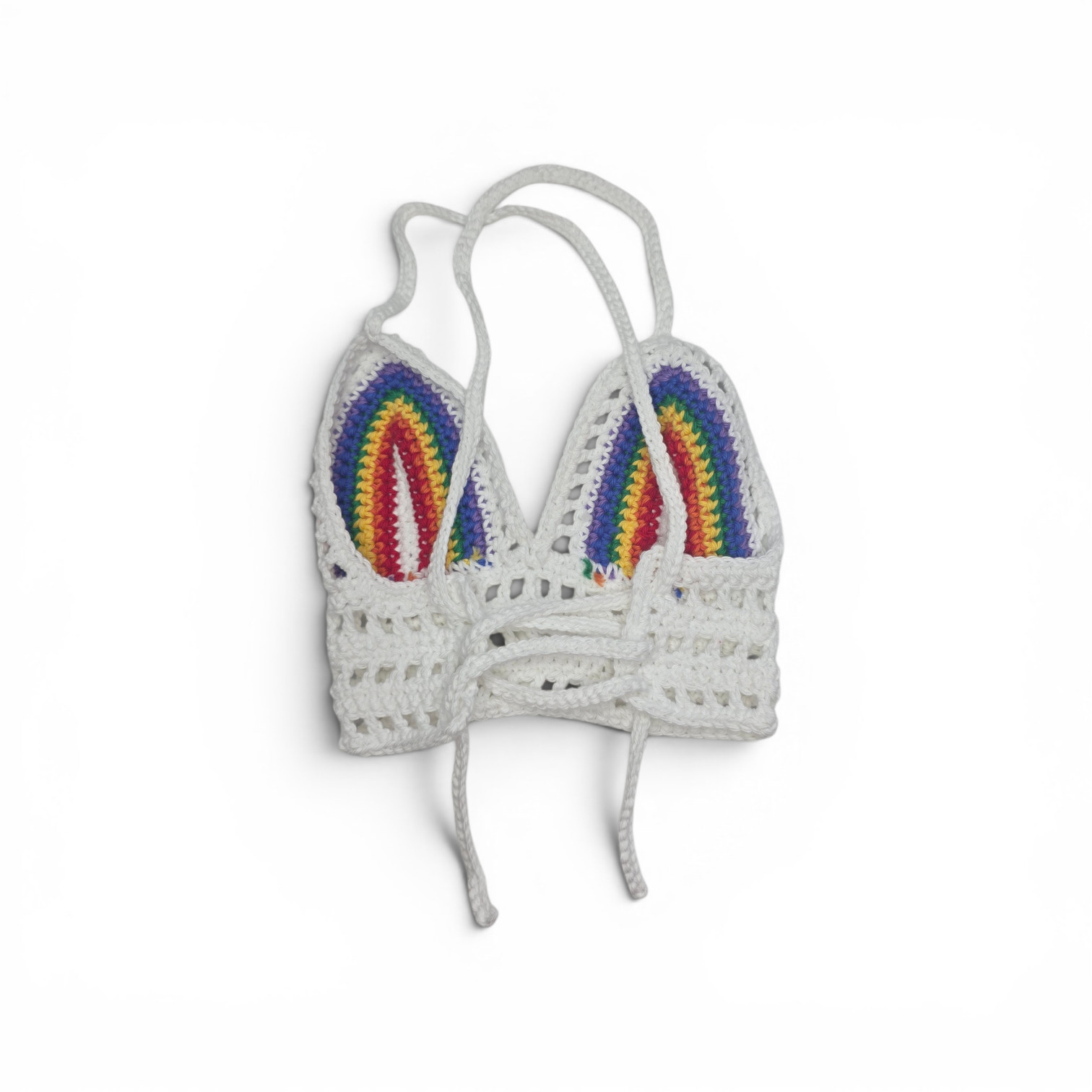 Rainbow Cup Crop Top